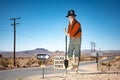 welcome sign to Calico, the ghost mining town in the desert of the Wild West