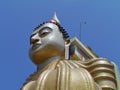 A detail of the Wewurukannala Vihara Buddha