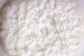 detail of white foam inside a coffee cup Royalty Free Stock Photo