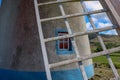 Detail  windmill of Graciosa Island Royalty Free Stock Photo