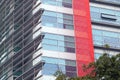 Detail of windows in a modern building . Business background Royalty Free Stock Photo