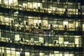 Detail of windows of a skyscraper Royalty Free Stock Photo