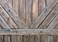 Detail of wooden doors Royalty Free Stock Photo