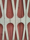 Detail of a wooden fence Royalty Free Stock Photo