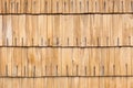 Detail of wooden roof shingles Royalty Free Stock Photo