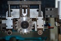 Detail of a woodworking machine