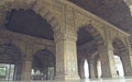 intricate work at unecso world heritage site, red fort, new delhi