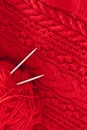 Detail of woven handicraft knit woolen design texture