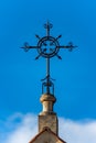 Wrought Iron Cross - Religious symbol Royalty Free Stock Photo