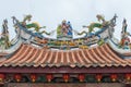 Detail of Xinzu Temple in Lukang, Changhua, Taiwan. The temple was originally built in 1788 by Emperor Qianlong