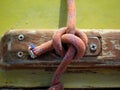 Detail yacht rope Royalty Free Stock Photo