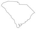 Map of South Carolina