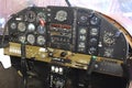 Detailed airplane cockpit Royalty Free Stock Photo