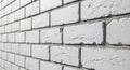 Textured White Brick Wall Close-up Royalty Free Stock Photo