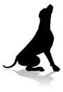 Dog Silhouette Pet Animal Royalty Free Stock Photo