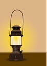 Detailed antique lantern