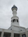 Detailed architectural design of the mosque building