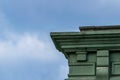 Detailed architectural element, from a New York City rooftop