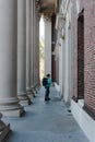 Harvard University entrance hall, Harvard, MA.