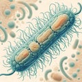 Detailed Bacterium Illustration