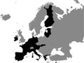 Political Map of Eurozone