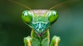 Detailed and captivating macro photograph of a praying mantis to boost search visibility.