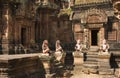 Banteay Srei temple, Angkor Wat, Cambodia Royalty Free Stock Photo