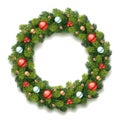 Detailed Christmas Wreath