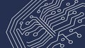 Detailed Circuit Board Pattern Vector Background for Tech Designs, vector design Generative AI Royalty Free Stock Photo