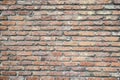 Detailed clay brick wall, background texture Royalty Free Stock Photo