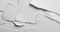Abstract background of overlapping ripped white paper Royalty Free Stock Photo