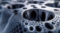 Detailed Close-Up of Ceramic Matrix Composite Aerospace Component Royalty Free Stock Photo