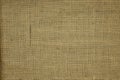 Detailed close-up of natural jute burlap fabric texture. Royalty Free Stock Photo