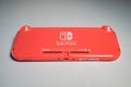 Detailed close up photo of Coral Nintendo Switch Lite