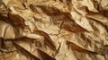 Detailed close up of a piece of brown paper. Suitable for background or texture use Royalty Free Stock Photo