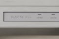 Close-Up of a Quartz PLL Speed Control Display on a Classic High-Fidelity Turntable