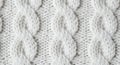 White Cable Knit Sweater Texture Background Royalty Free Stock Photo