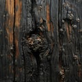 Close-Up View of Peeling Paint on Wooden Surface