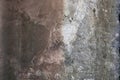 Detailed close up surface of aged and weathered concrete wall textures in high resolution