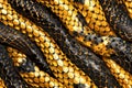 Detailed Close up Texture of Snake Skin, Exotic Animal Print, High Resolution Reptilian Surface, Wildlife Pattern, Abstract