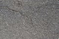 Detailed close up view on asphalt texture on different roads and streets Royalty Free Stock Photo