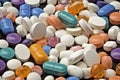 Detailed Close-Up View of Assorted Medicinal Pills for Health and Wellness