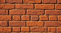 Close-up Textured Red Brick Wall Seamless Pattern background Royalty Free Stock Photo