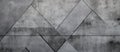 Detailed closeup of a geometric pattern on a concrete wall Royalty Free Stock Photo