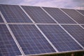 Detailed closeup solar panels - renewable energy, ecology concept