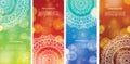 Colour Mandala Banners