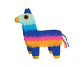 Detailed Colorful Pinata Horse Illustration