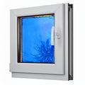 Energy Efficient Window Profile Cross-Section Royalty Free Stock Photo