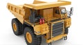 Yellow Mining Dump Truck Royalty Free Stock Photo