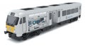Detailed 3D Render of Modern Passenger Train on White Background Showcasing Interior with Electronic Displays and Control Panels Royalty Free Stock Photo
